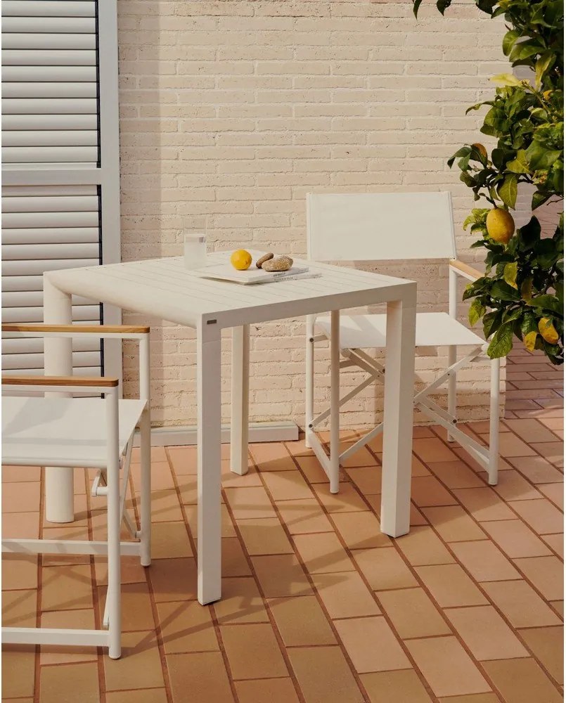 Hliníkový záhradný jedálenský stôl 77x77 cm Culip – Kave Home