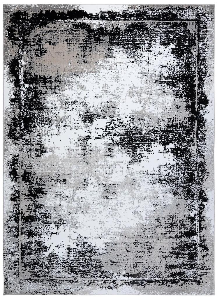 Dywany Łuszczów Kusový koberec Gloss 8493 78 Vintage grey/black - 240x330 cm