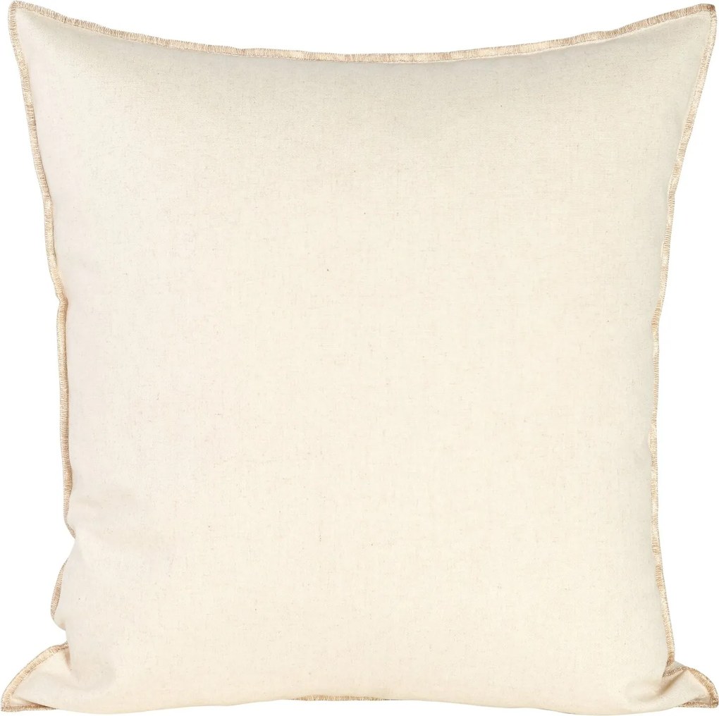DEKORAČNÁ OBLIEČKA NA VANKÚŠ LEN4 45X45 CM KRÉMOVÁ