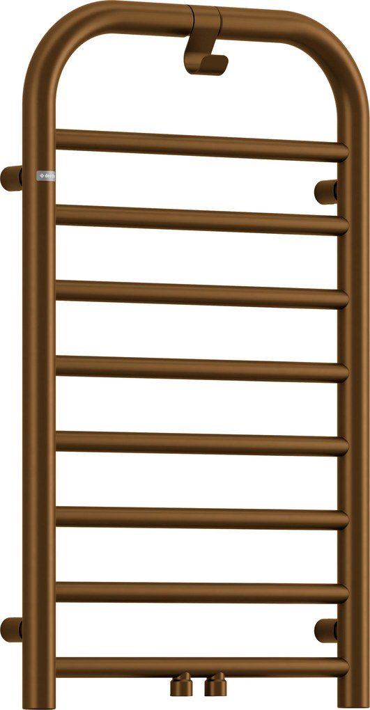 Deante Silia, vykurovacie teleso 850x500 mm, 335W, brúsený bronz, DEA-AGI_CG31