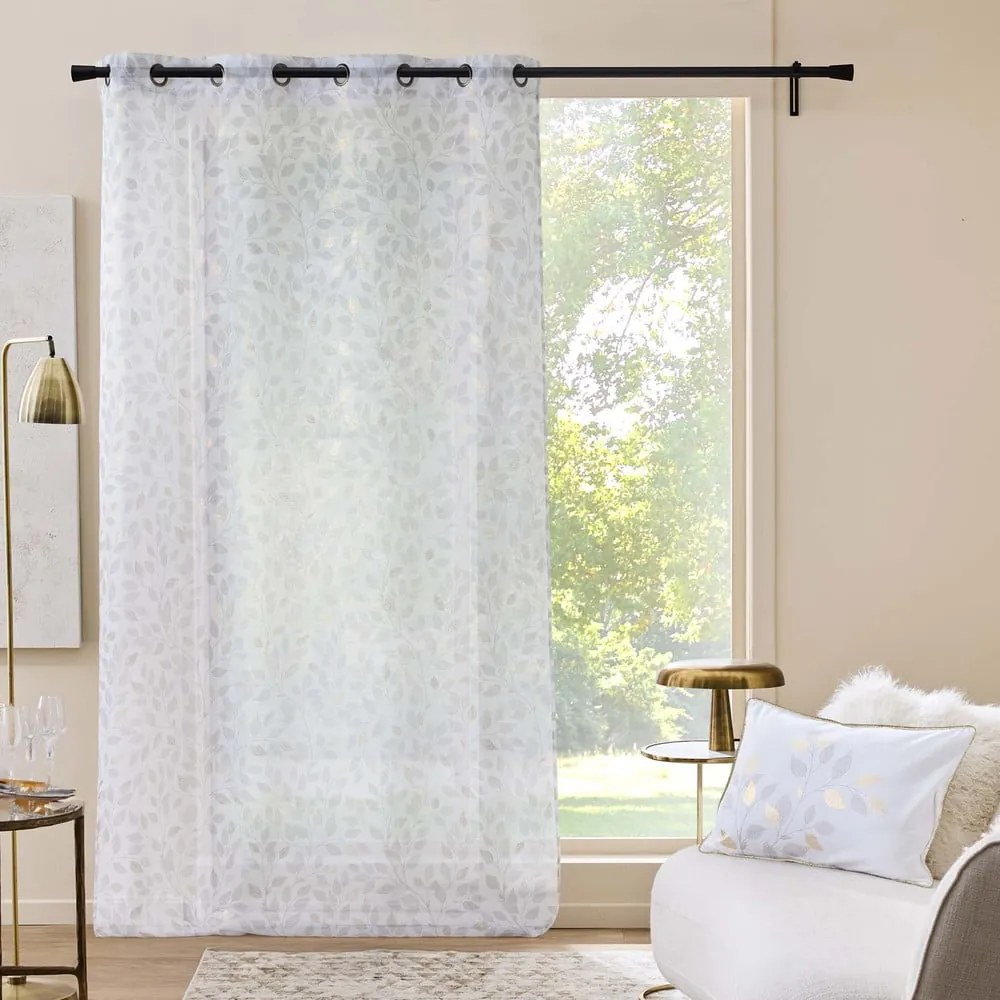 Biela voálová záclona 140x280 cm Duchesse – douceur d'intérieur