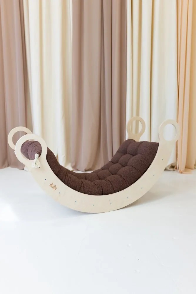 Vankúš do Montessori hojdačky veľký SPECIAL Hnedá