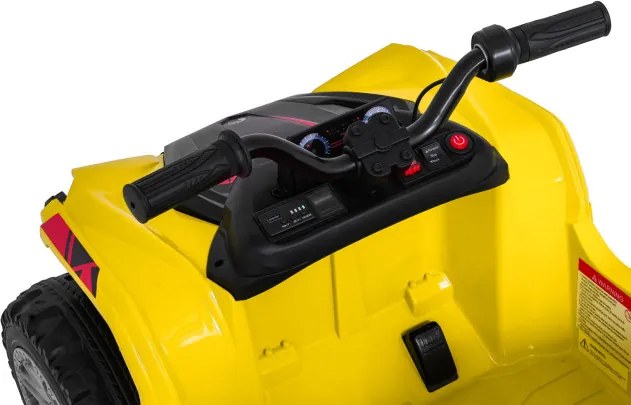 Elektrická štvorkolka Quad Sport TX 4 × 4 žltá