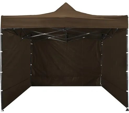 Ekspand Nožnicový stan POLOPROFI 3x4,5 m HNEDÝ