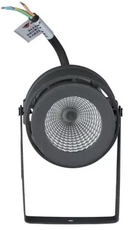 LED Vonkajšie svietidlo LED/12W/100-240V IP65 šedá - zelené svetlo