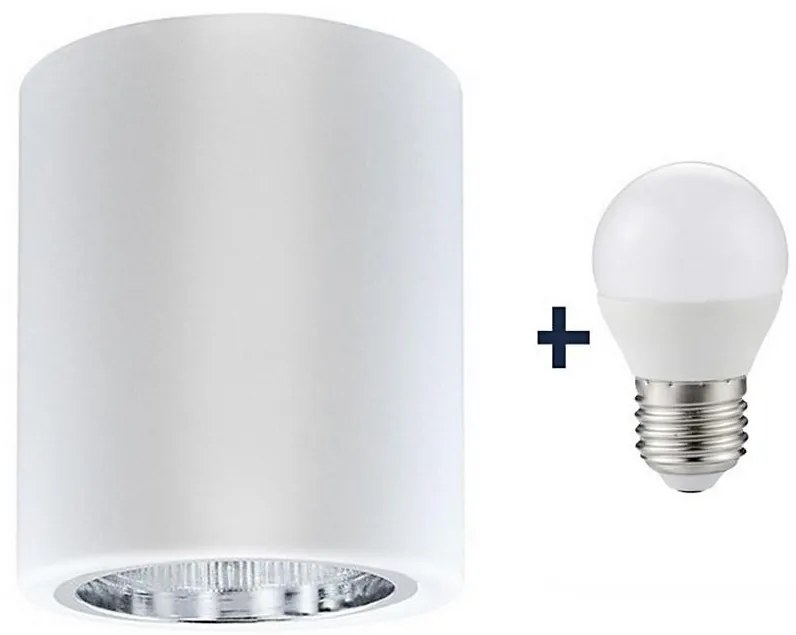 LED Stropné svietidlo JUPITER 1xE27/6W/230V 120x98 mm