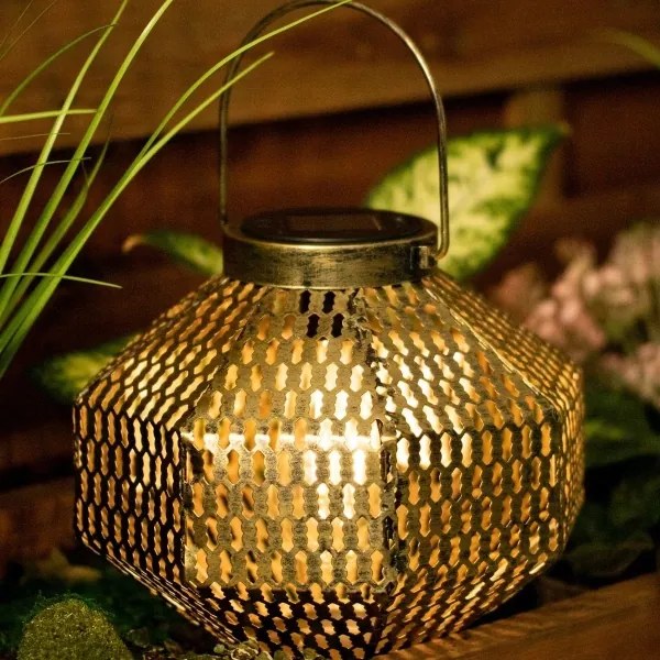 LED Solárne svietidlo LAURA 1xE27/1,2V 300 mAh IP44