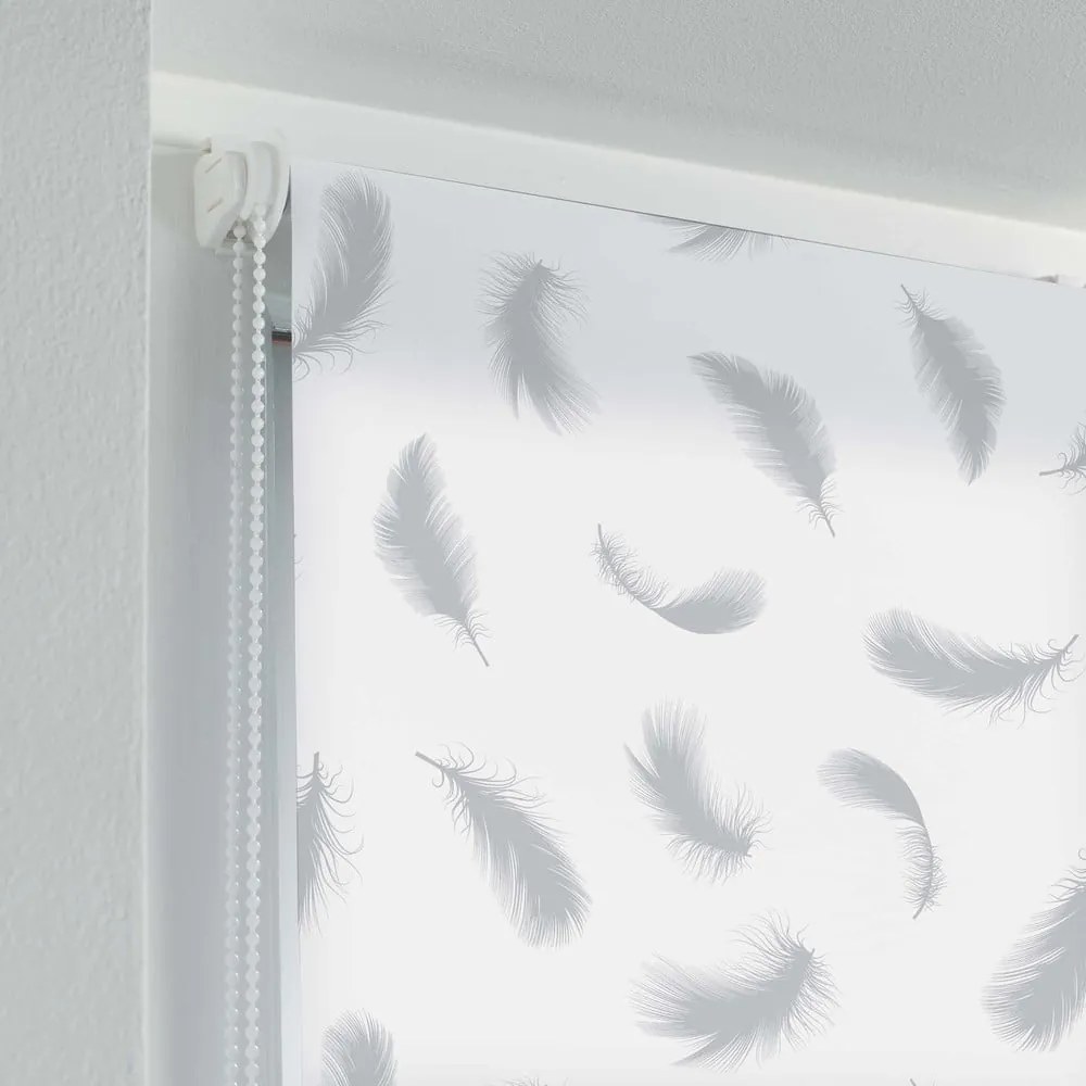 Biela textilná roleta 60x90 cm Envolea – douceur d'intérieur