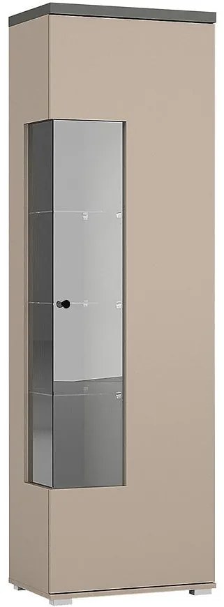 Vitrína Serio 05 1D P/L čierna/congo