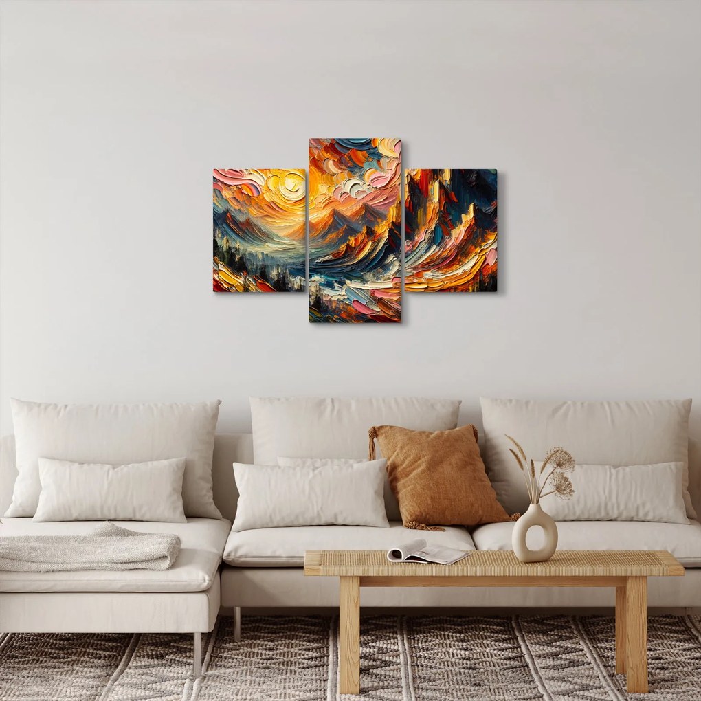 Obraz - Hory zalité slnkom (90x60 cm)
