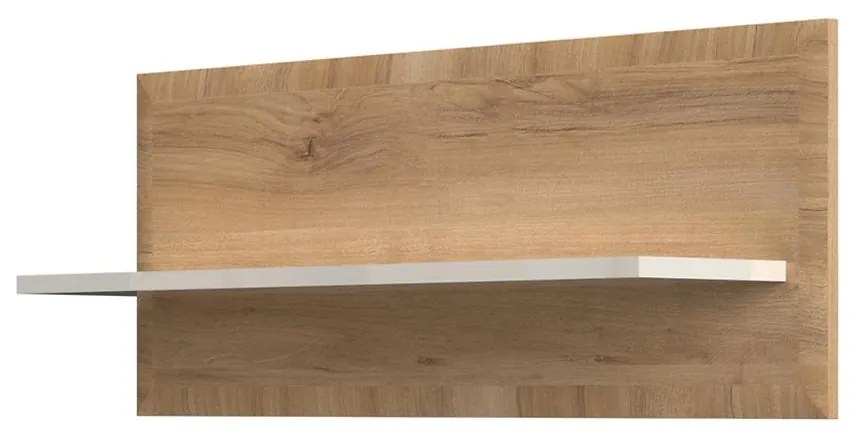 Polička Gala VP92/GL lakované pacific walnut/beige