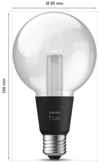 LED RGBW Stmievateľná žiarovka Philips Hue White And Color Ambiance E27/6,8W/230V