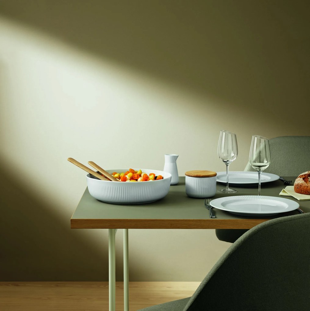 Eva Solo Porcelánová dóza na soľ s lyžičkou Legio Nova