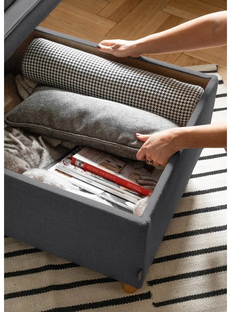 Tmavosivá podnožka Simon – Miuform