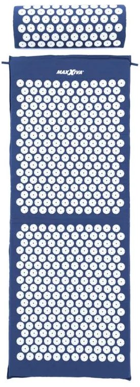 MAXXIVA 81654 Akupresúrna podložka s vankúšom, 130 x 50 cm, modrá