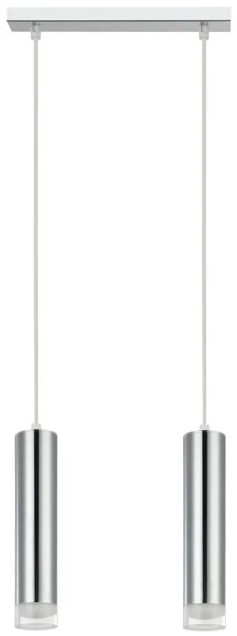 Luster na lanku ARMIN 2xGU10/10W/230V lesklý chróm