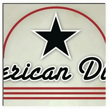 Obkladový panel do kuchyne mySpotti Profix nápis American Diners 100 x 60 cm PX-10060-196-HB