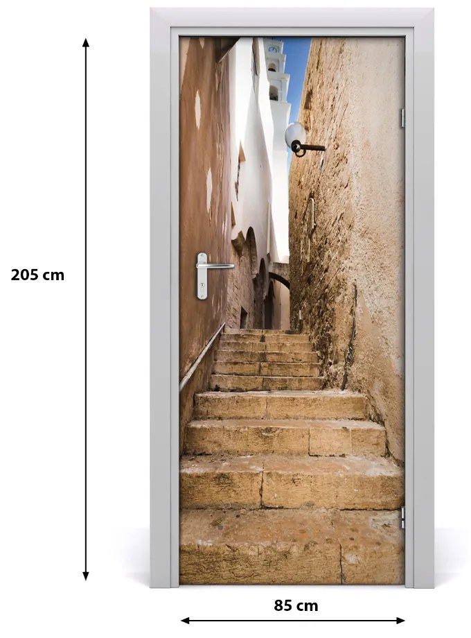 Fototapeta samolepiace na dvere Izrael ulička 85x205 cm
