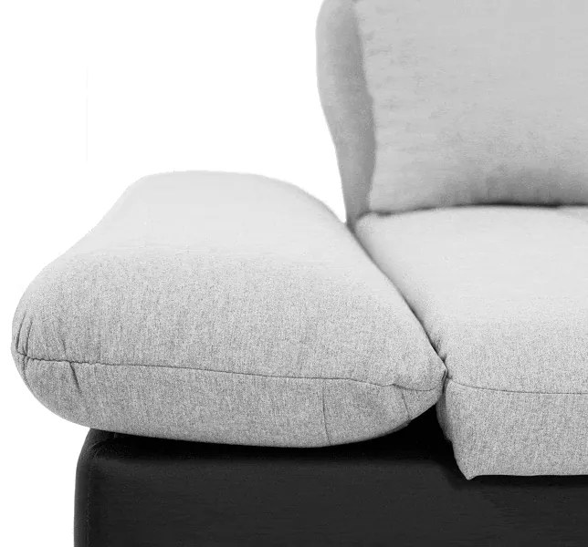 Moderní rohová sedačka Malaga, žlutá Uttario Velvet, levá
