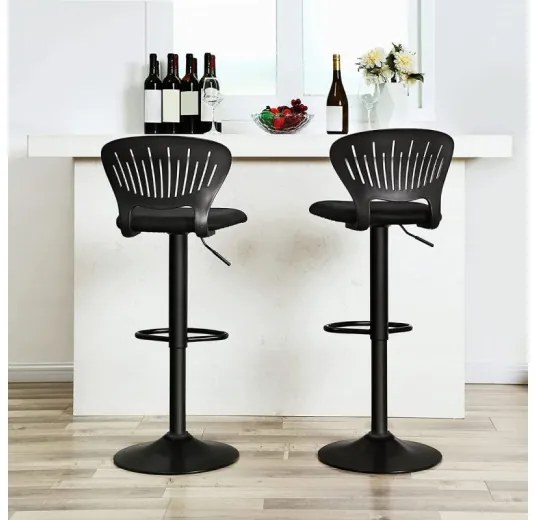 Barové stoličky 2 ks LJB04BK