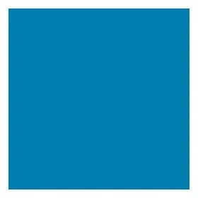 Modrá kovová komoda Novogratz Cache, 80 x 102 cm