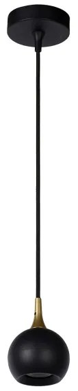Lucide 09434/01/30 - Luster na lanku FAVORI 1xGU10/5W/230V čierna
