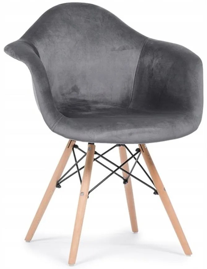 Stolička Moskwa šedá