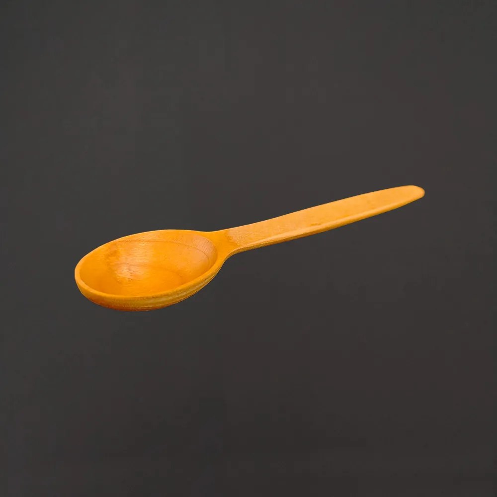 AMADEA Drevená lyžička malá zo slivky, masívne drevo, dĺžka 16 cm