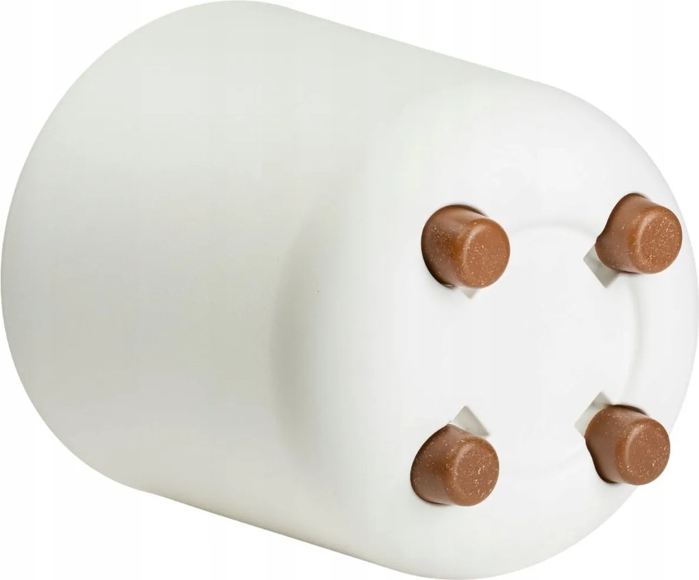 Sada 2 ks květináčů Terra 21x19,3/27,4x24,2 cm krémová