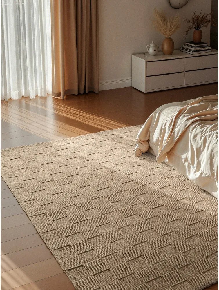 Hnedý ručne tkaný vlnený koberec 120x170 cm Scala – Villeroy&amp;Boch