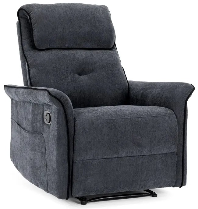 Autronic BONTEC Relaxačné kreslo, sivá, látka, TV-7054 GREY2 Farba: Hnedá