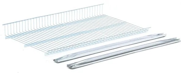 Polica pre policový regál TRANSFORM, galvanizovaná, 900x500 mm