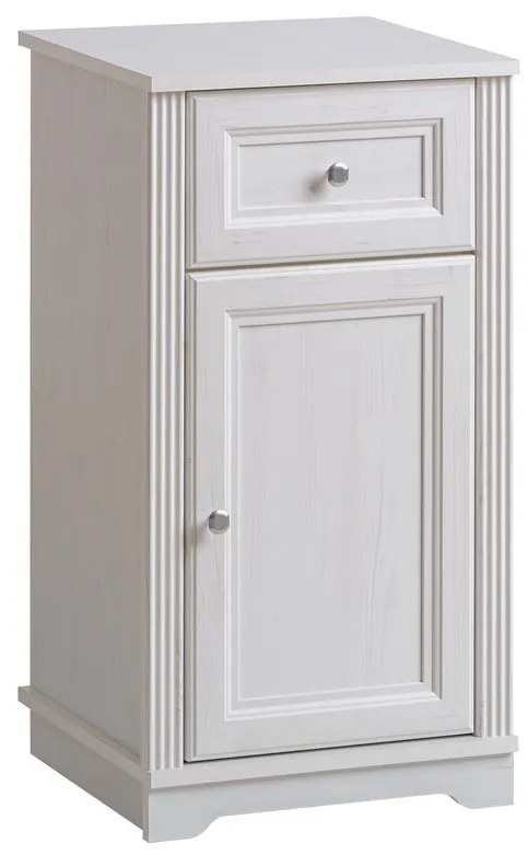 Kúpeľňová skrinka nízka Palace 810 1D/1S biela andersen