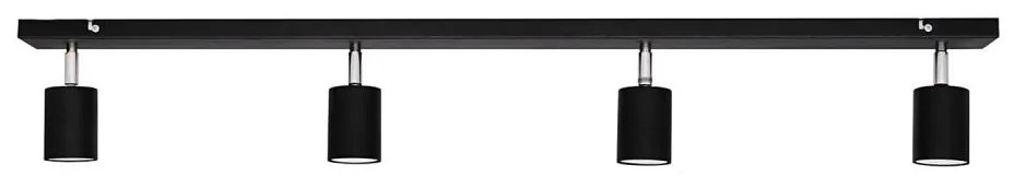 LED Bodové svietidlo TUNE 4xGU10/4,8W/230V čierna