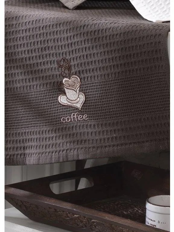 BedTex, Cz 3-dielna sada vaflových utierok Coffee time
