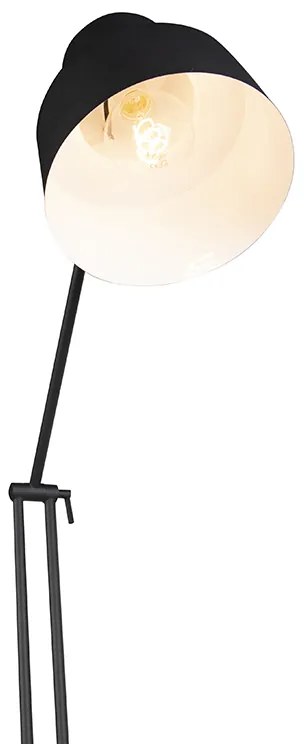 Retro stojaca lampa čierna - Chappie