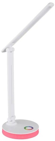 Globo 58445W - LED RGBW Stmievateľná stolná lampa GERALDO LED/5W/230V + LED/2W