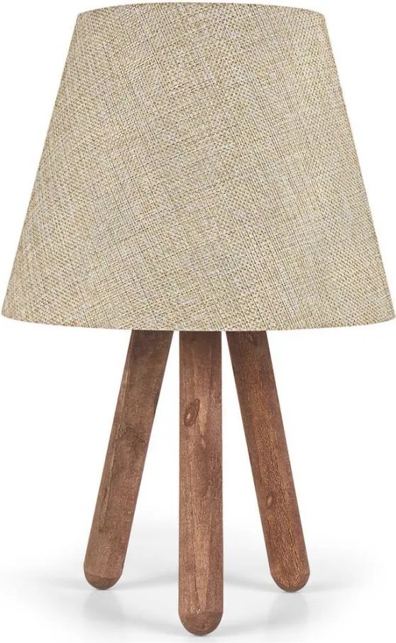 Stolná lampa AYD 1xE27/60W/230V béžová/hnedá