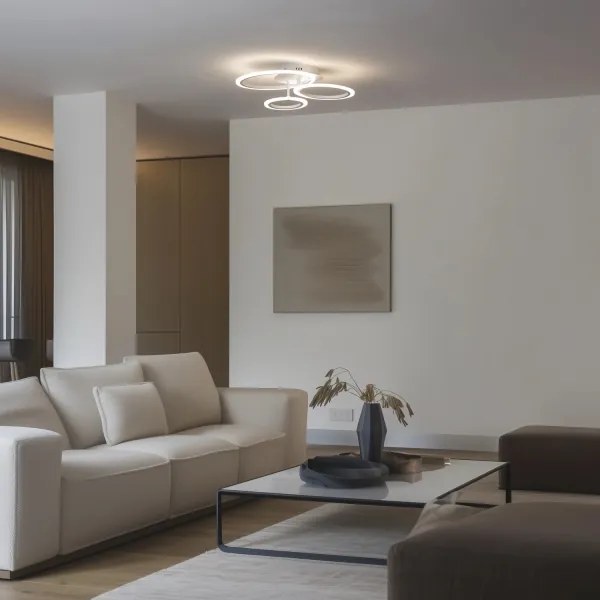 Brilagi - LED Stmievateľný prisadený luster ORBITS LED/40W/230V 3000-6500K biela + DO