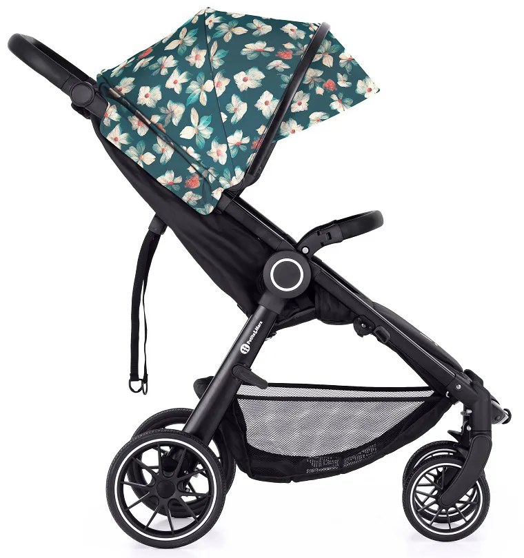 PETITE&MARS kočík Street+ RWS black + strieška limited 100 flowers