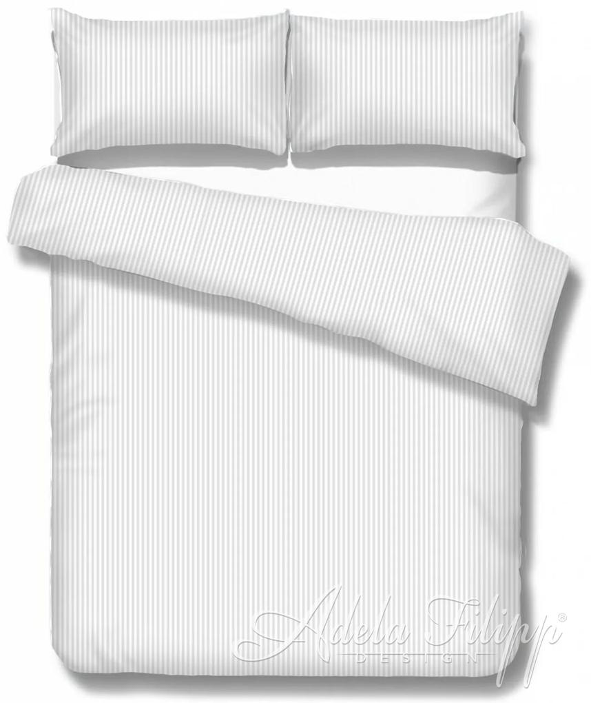 Damaškové obliečky VIENNA White | 100% bavlna | 2x 70x90 + 2x 140x200