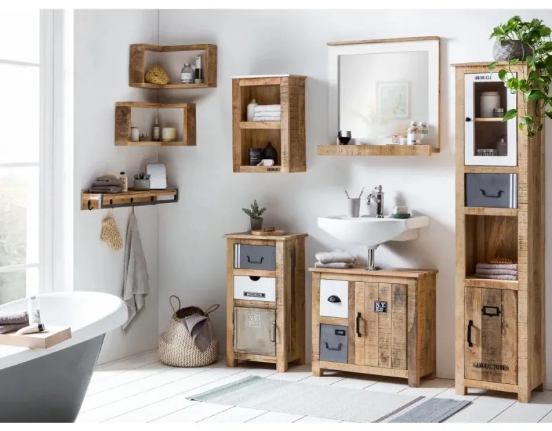 furniture-nabytek.cz - Koupelnová vysoká skříňka Pune