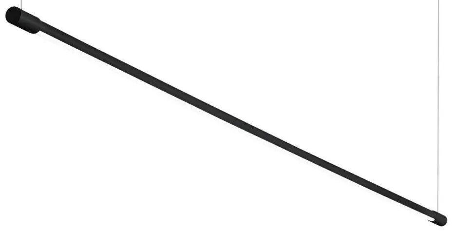 Ideal Lux - LED Luster na lanku YOKO LED/17W/230V CRI 90 čierna