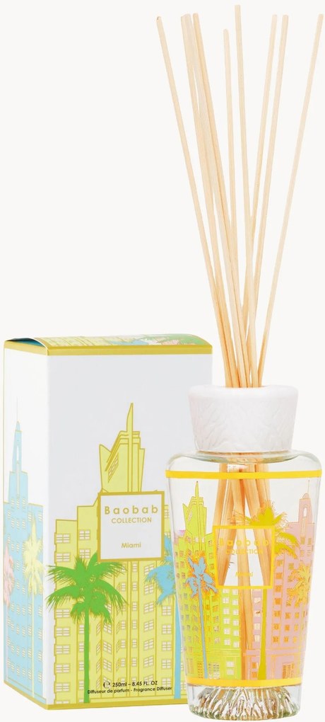 Ručne vyrobený difúzor My First Baobab Miami (Salt Flower, Beach Pine & Cypress), 250 ml