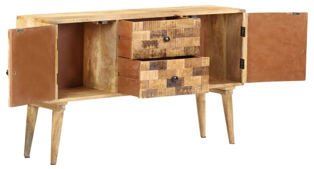 vidaXL Komoda 120x30x70 cm masívne mangovníkové drevo