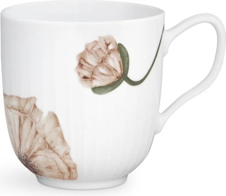 Biely porcelánový hrnček Kähler Design Hammershøi Poppy, 330 ml