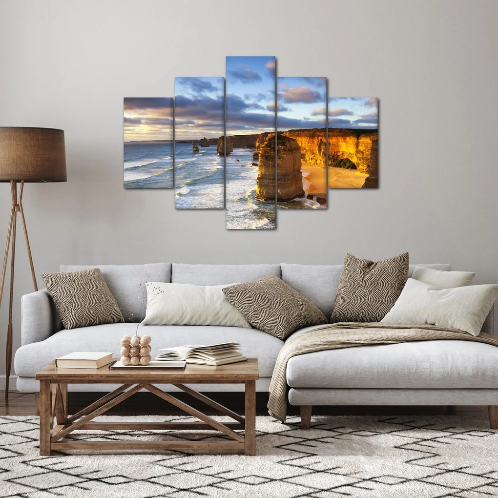 Obraz morských útesov (150x105 cm)