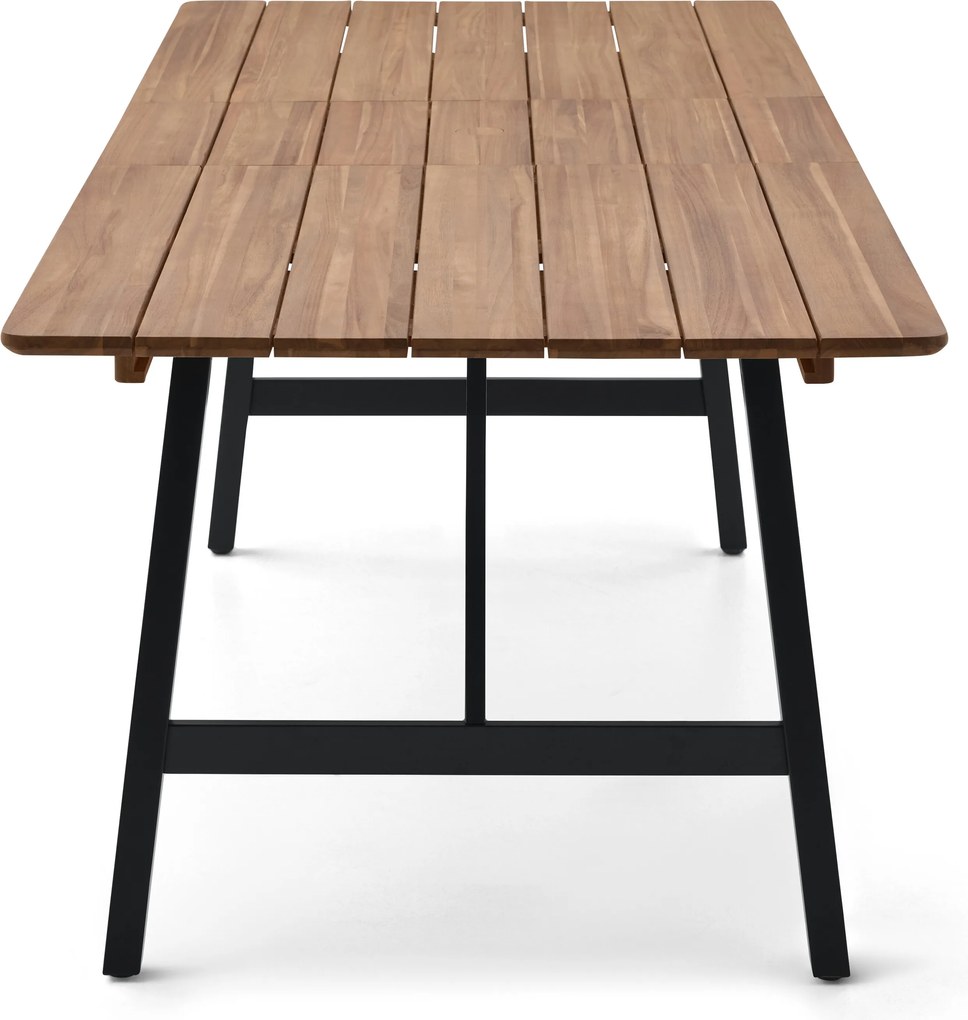 Rozťahovací záhradný stôl s rustikálnym rámom, cca 200 ‒ 250 cm