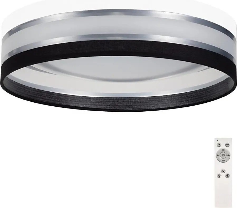 LED Stmievateľné stropné svietidlo SMART CORAL LED/24W/230V čierna/biela + DO