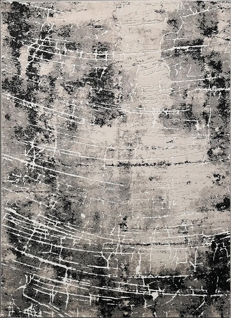 BE Koberec Opera 8497 GREY – sivý obdĺžnikový Rozmer: 280x370 cm